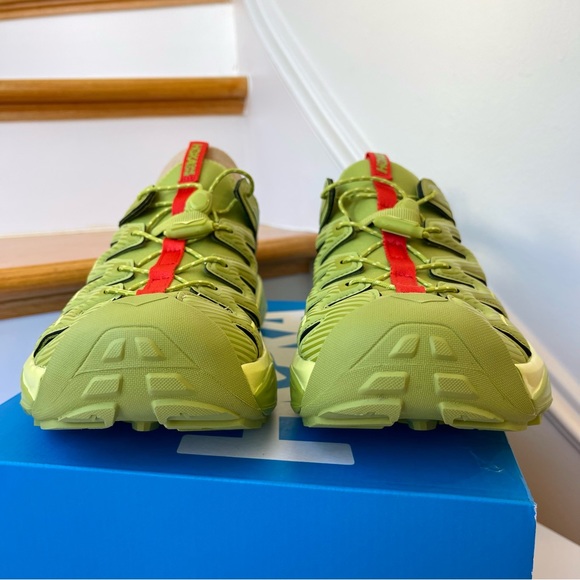 NWT Hoka Hopara Hiking Sandal Wet / Dry shoe in Dark Citron Luminary Green - Picture 6 of 16